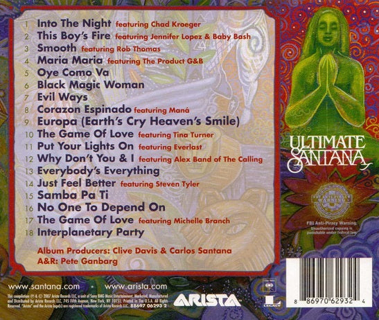 CD Santana ‎– Ultimate Santana