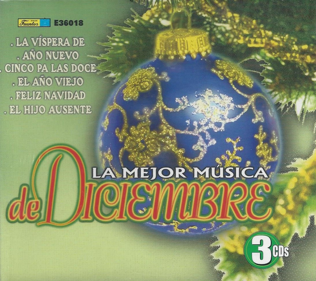 CD x3 Discos Fuentes - La mejor Música de diciembre