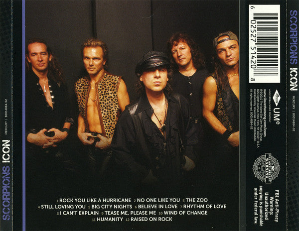 CD Scorpions ‎– Icon
