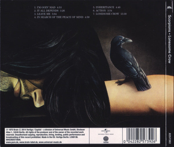 CD Scorpions – Lonesome Crow