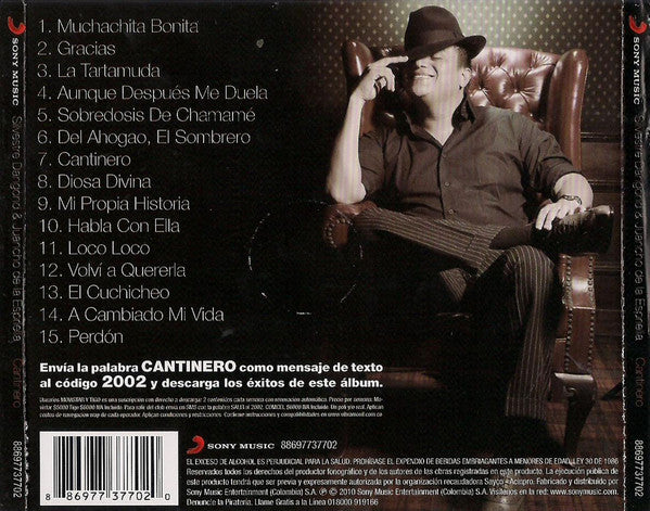 CD Silvestre Dangond & Juancho De La Espriella* ‎– Cantinero