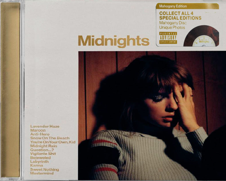 CD Taylor Swift - Midnights [Mahogany  Edition ]