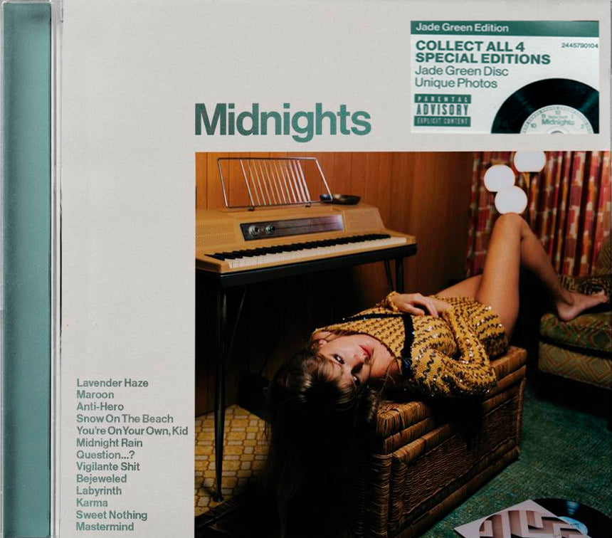 CD 	Taylor Swift - Midnights [Jade Green Edition]