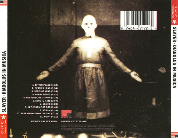 CD Slayer ‎– Diabolus In Musica