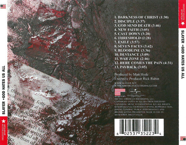 CD Slayer ‎– God Hates Us All