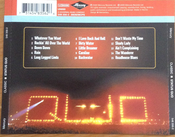 CD Status Quo ‎– Classic Status Quo