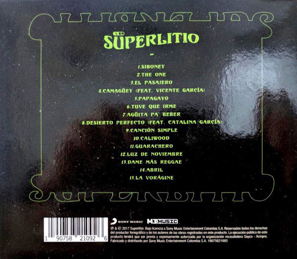 CD Superlitio ‎– Sultana: Bailando En La Revolución. Vol. 2
