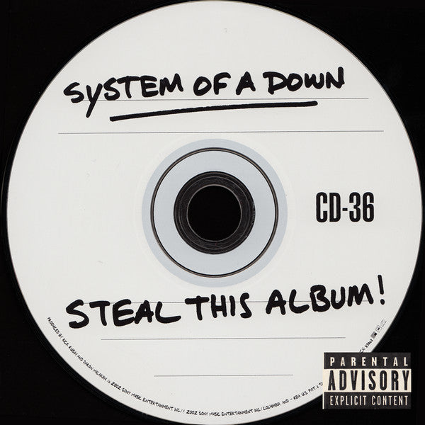 CD System Of A Down ‎– Steal This Album!