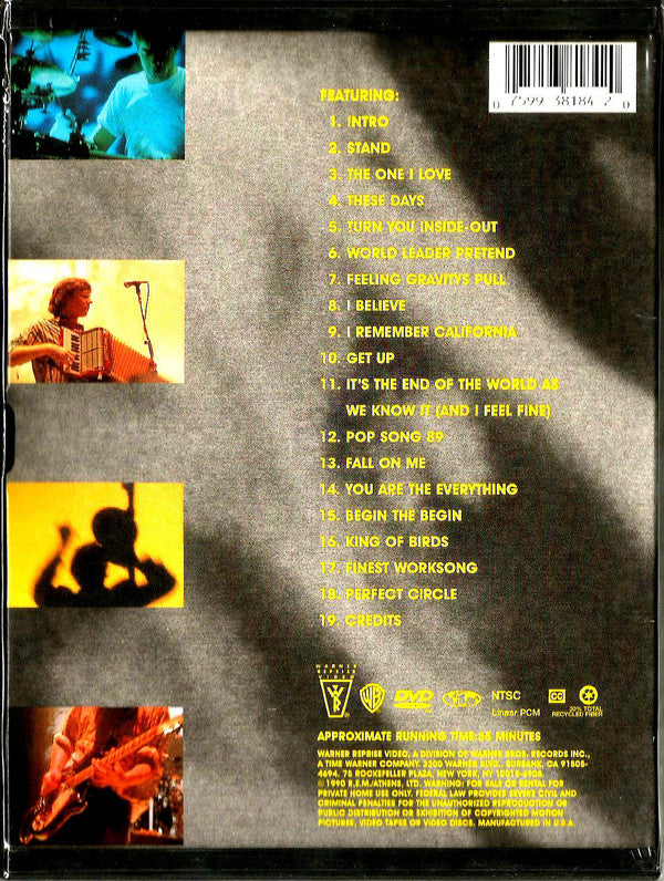 R.E.M. ‎– TOURFILM / DVD