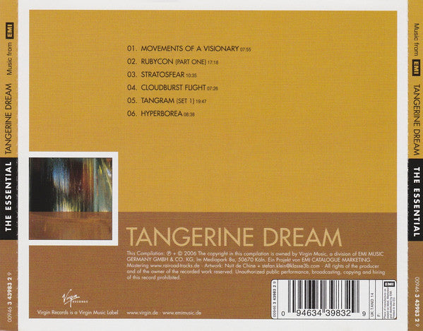 CD Tangerine Dream – The Essential Tangerine Dream