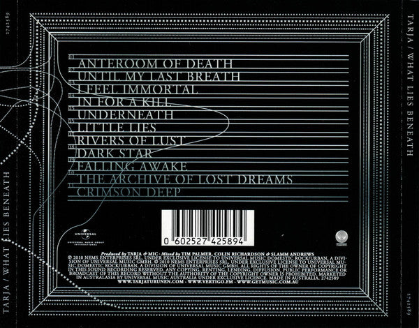 CD Tarja ‎– What Lies Beneath
