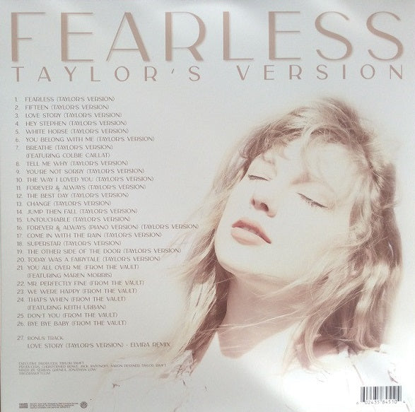 LP X3 Taylor Swift – Fearless (Taylor's Version)