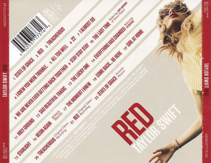 CDX2 Taylor Swift ‎– Red