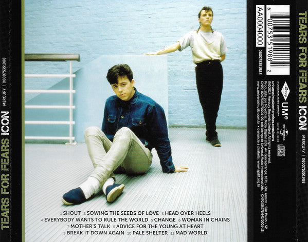 CD Tears For Fears ‎– Icon