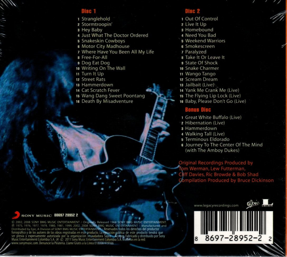 CD X3 Ted Nugent – The Essential Ted Nugent