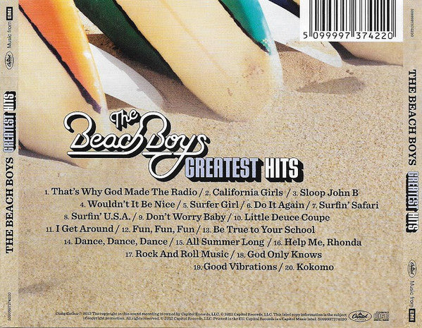 CD The Beach Boys ‎– Greatest Hits
