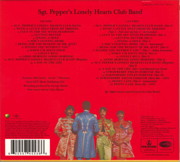 CD X2 The Beatles – Sgt. Pepper's Lonely Hearts Club Band