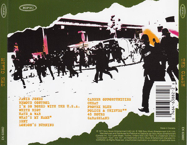 CD The Clash ‎– The Clash