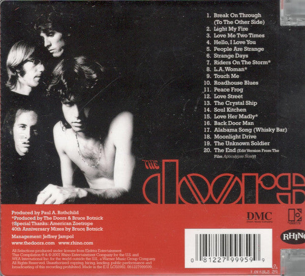 CD x2 The Doors ‎– The Very Best Of The Doors