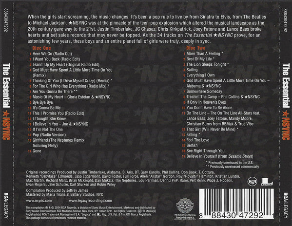 CD NSYNC – The Essential NSYNC