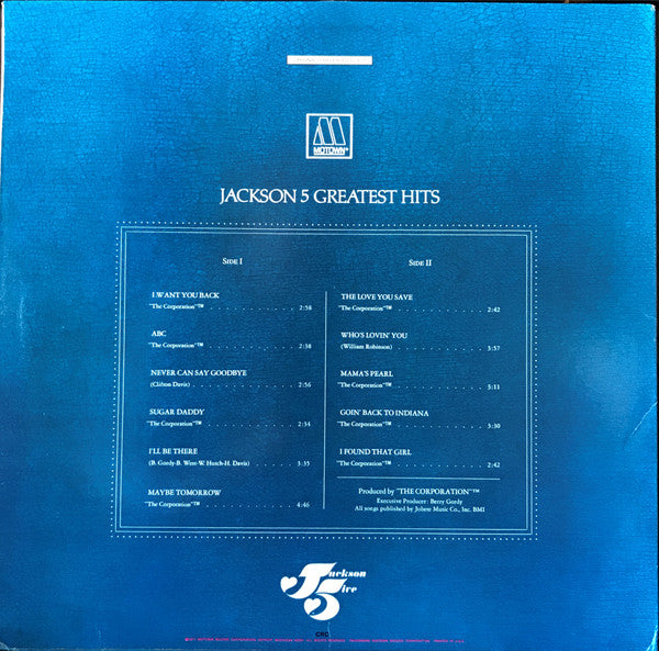 LP The Jackson Five‎– Jackson 5 Greatest Hits