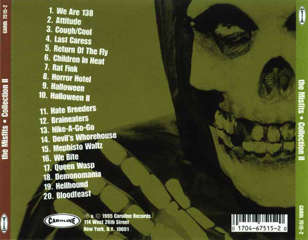 CD The Misfits ‎– Collection II