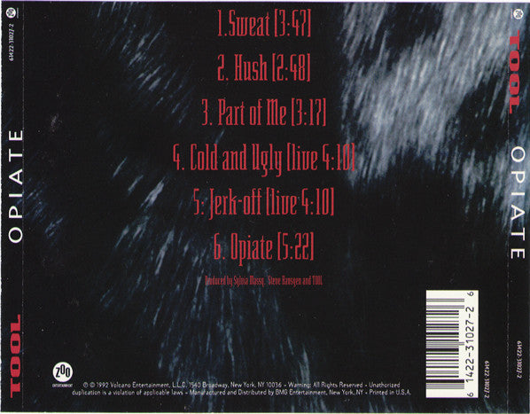 CD Tool  ‎– Opiate