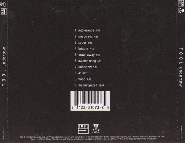 CD Tool  ‎– Undertow