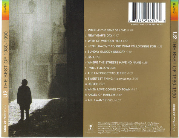 CD U2 - The Best of 1980-1990