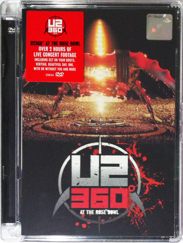 U2 ‎– U2360° At The Rose Bowl / DVD