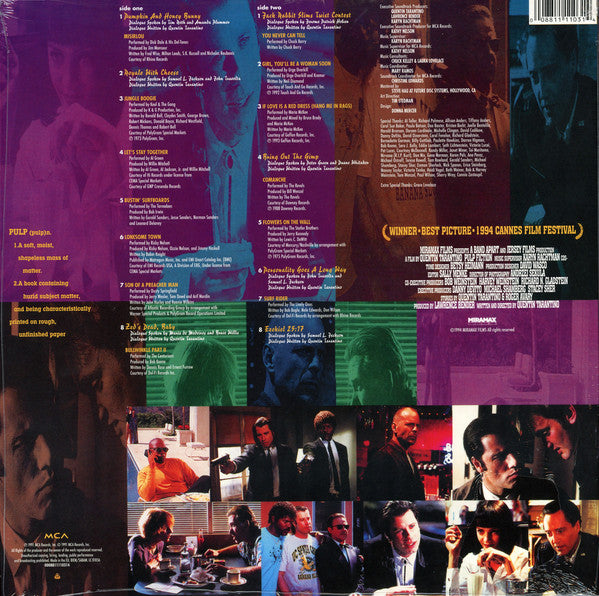 LP Various ‎– Pulp Fiction (Music From The Motion Picture)