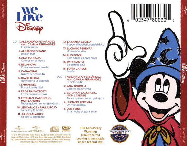 CD Various ‎– We Love Disney