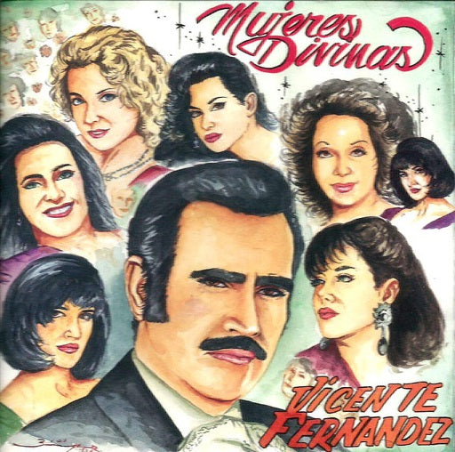CD Vicente Fernandez ‎– Mujeres Divinas