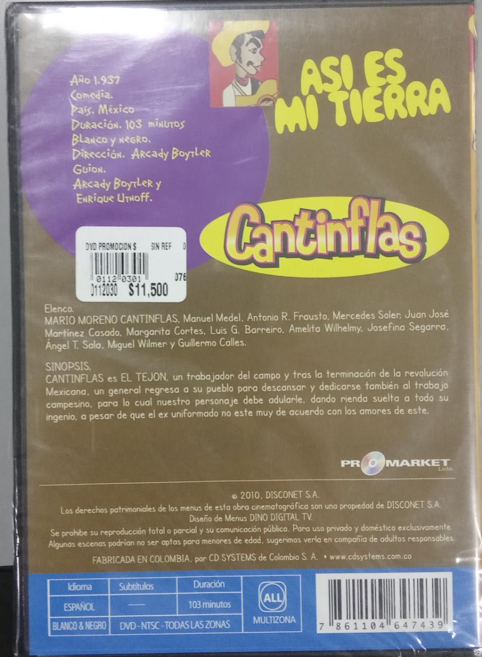 DVD Cantinflas - Así es mi tierra