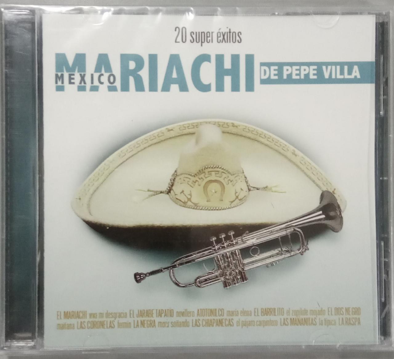 CD Pepe Villa · 20 súper éxitos Mariachi México