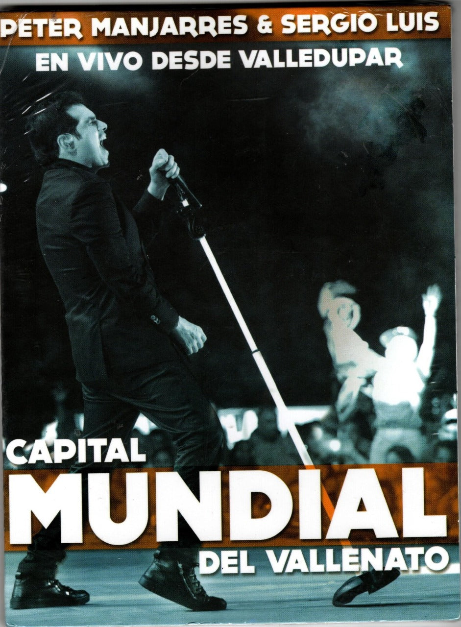 CD+DVD Peter Manjarres Y Sergio Luis - Capital Mundial Del Vallenato