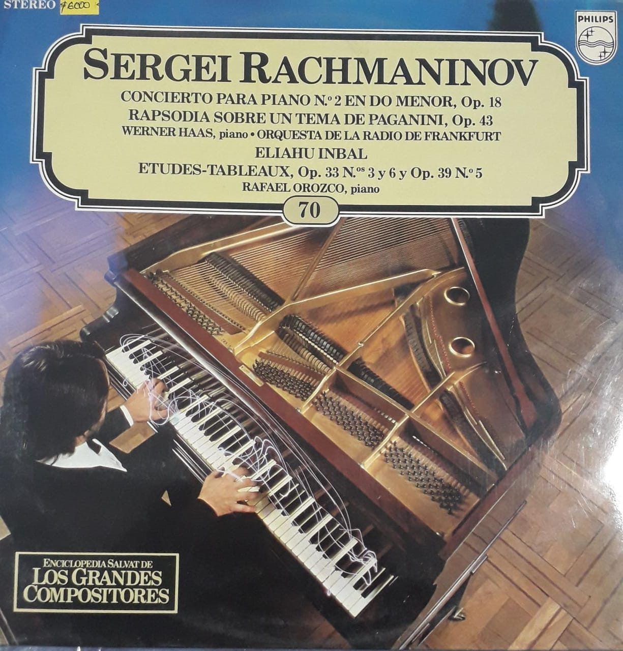 LP SALVAT GRANDES COMPOSITORES Nº70 - SERGEI RACHMANINOV