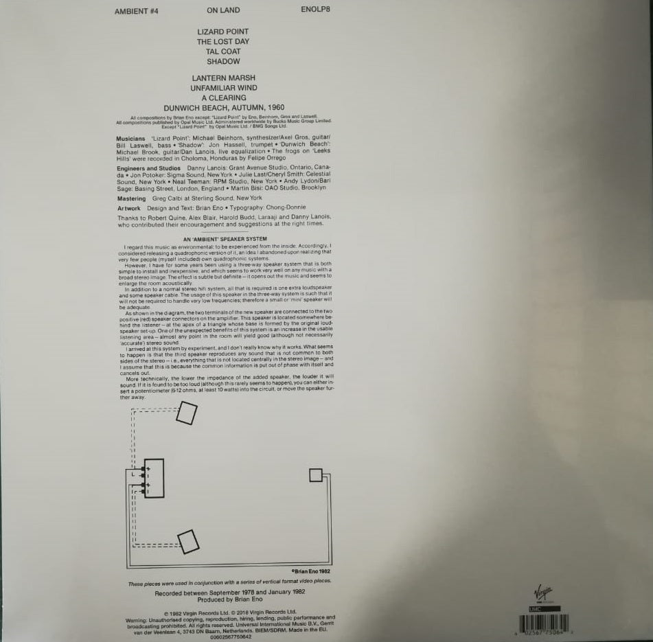 LP Brian Eno – Ambient 4 (On Land)