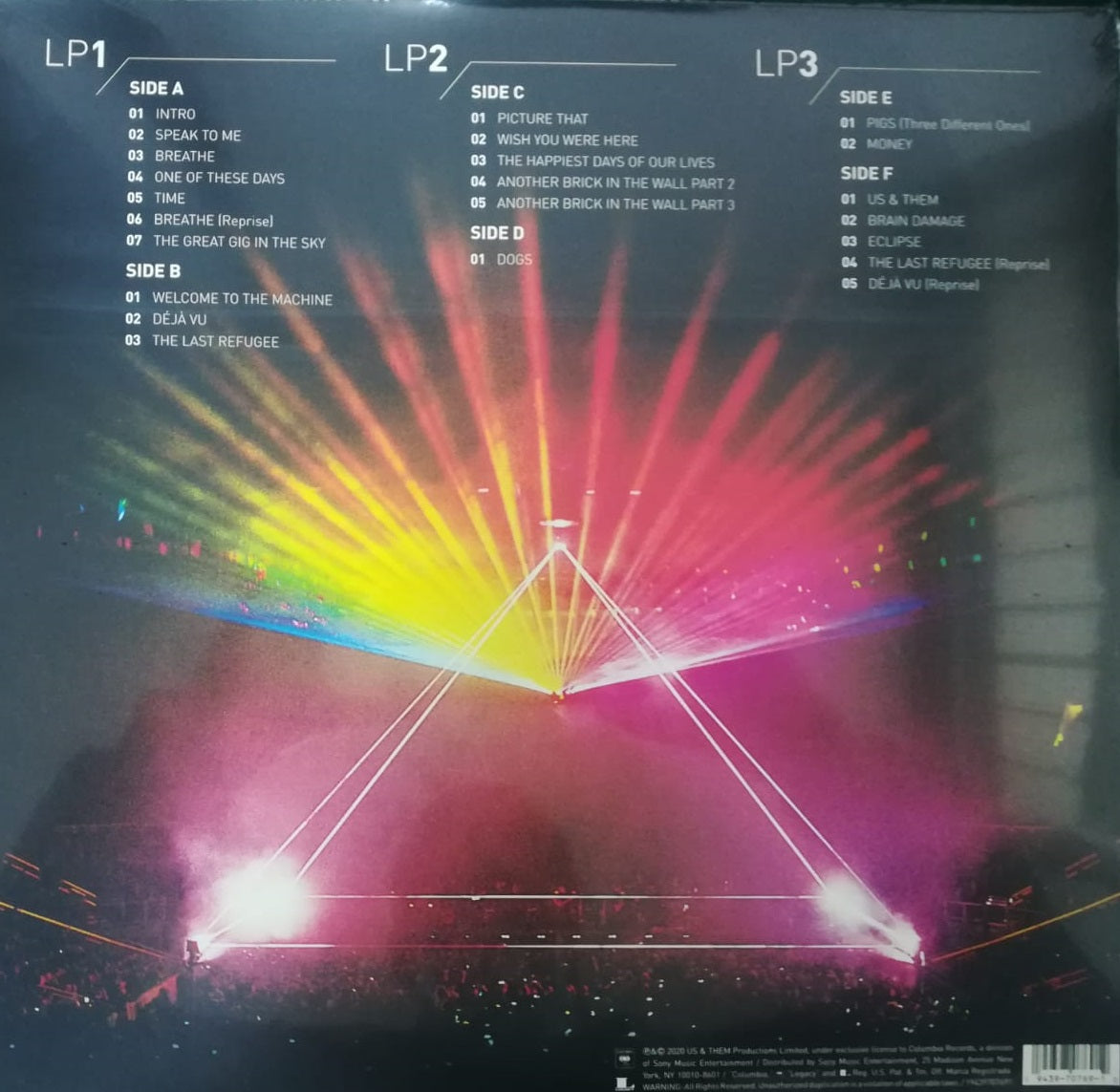 LP X3 Roger Waters – Us + Them