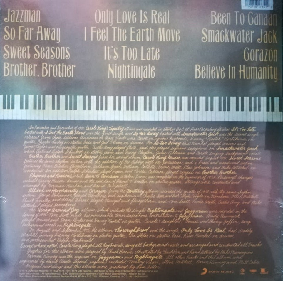 LP Carole King ‎– Her Greatest Hits (Songs Of Long Ago)