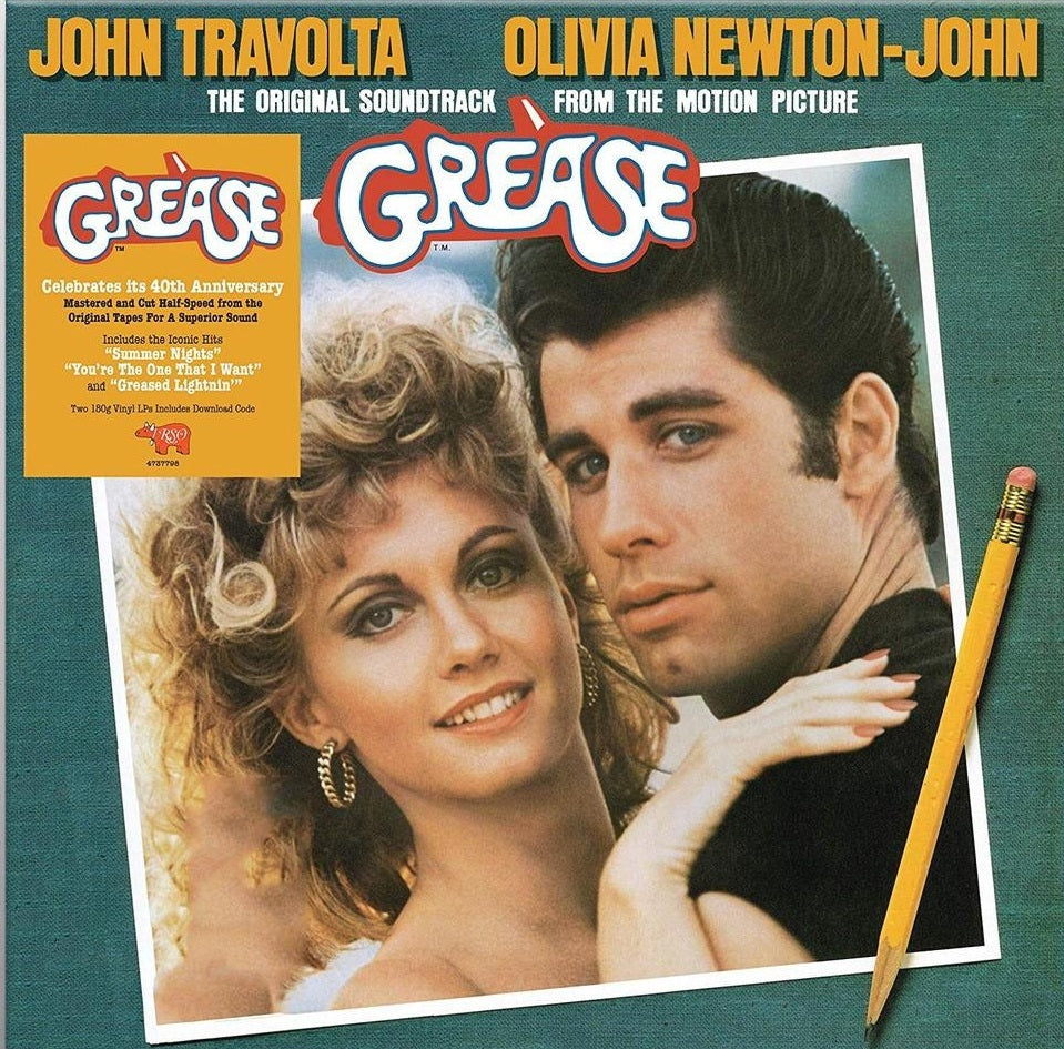 LP X2  Various ‎– Grease (The Original Soundtrack From The Motion Picture)