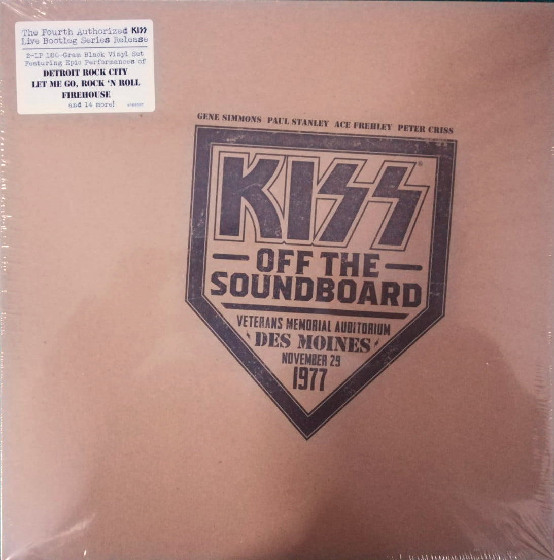 LP X2  Kiss – Off The Soundboard: Live in Des Moines