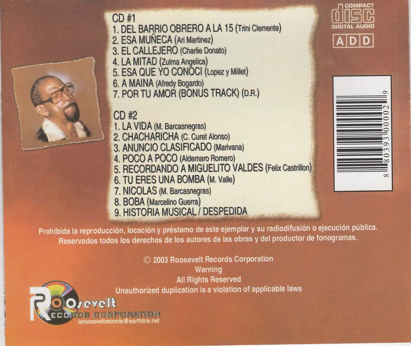 CDX2 Willie Rosario & Orquesta - Desde Cali Para El Mundo En Vivo