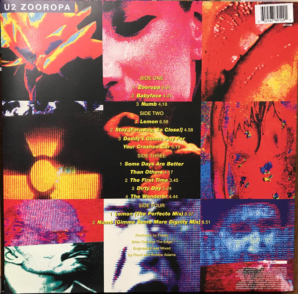 U2 ‎– Zooropa / LP