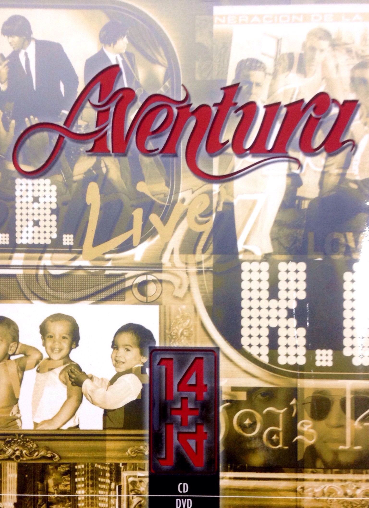 CD + DVD Aventura - 14 + 14 Live