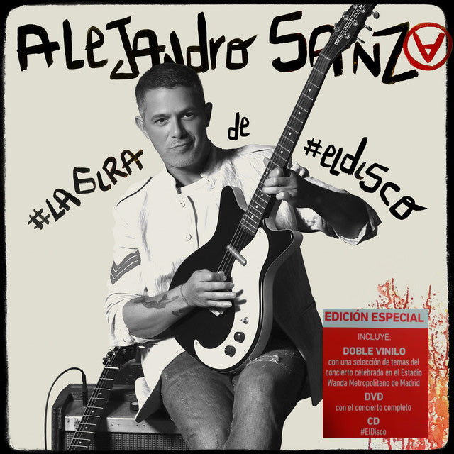 LP X2+CD+DVD Alejandro Sanz – ＃LAGIRA de ＃ELDISCO