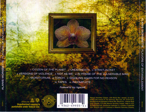 CD Alanis Morissetee - Flavor of Entanglement