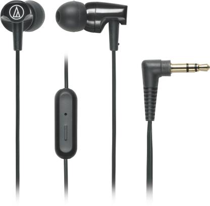 Audífonos Audio-Technica Negros SonicFuel® con control y micro en línea