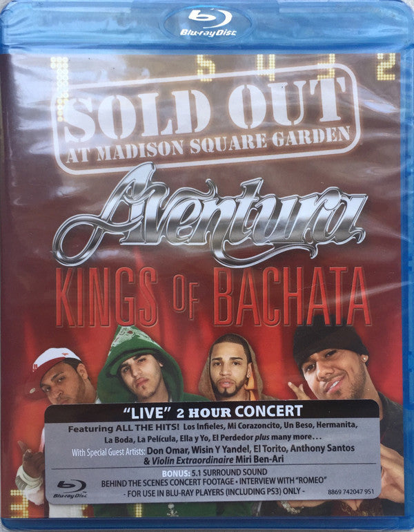 DVD Aventura ‎– Sold Out At Madison Square Garden - K.O.B.