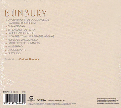 CD Enrique Bunbury ‎– Expectativas